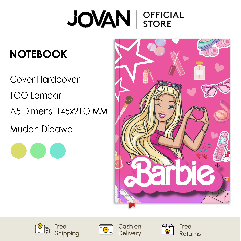 

Notebook Hardcover Custom Barbie Diaries Girly 4 Buku Tulis Catatan Note Agenda Planner Jurnal Diary Notebook Anime