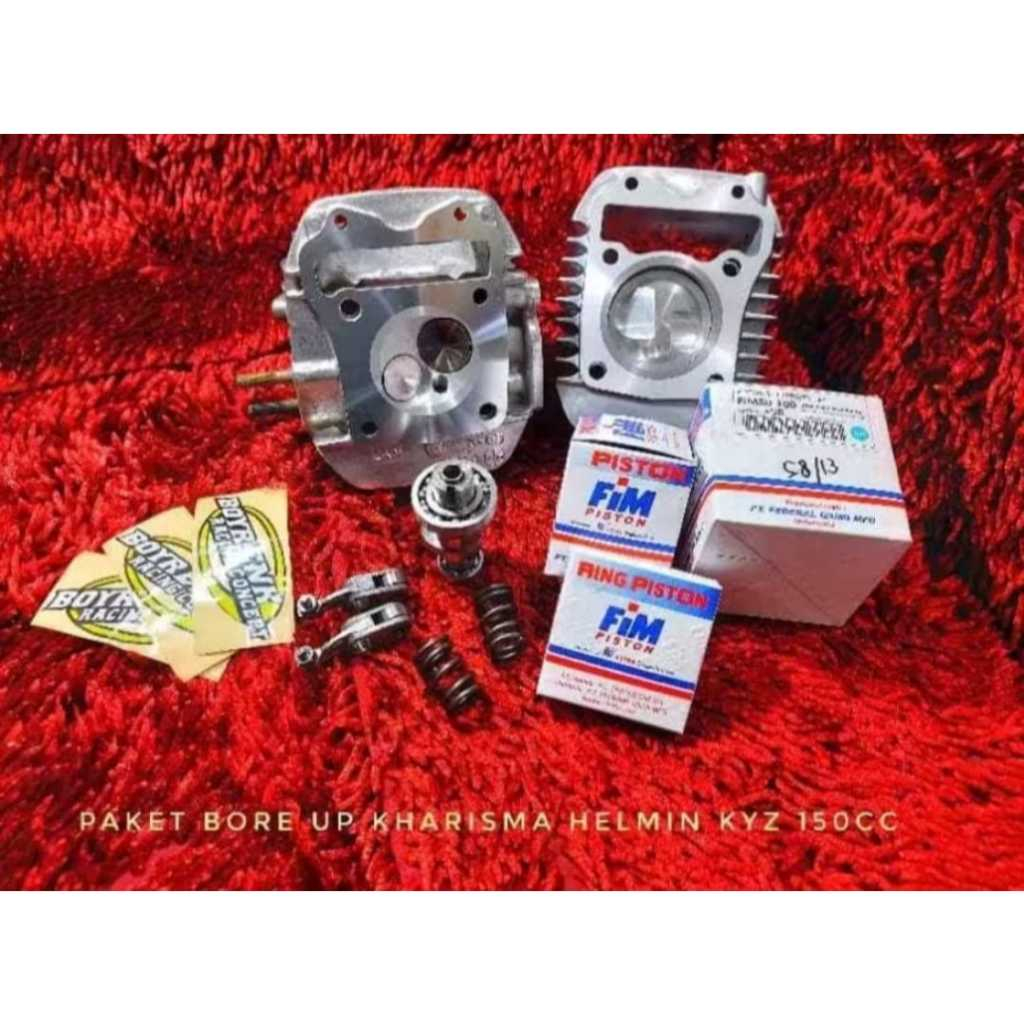 PAKET BORE UP SUPRA X 125 (KPH)// SUPRA X 125 HELM IN (KYZ) - BOYRENK OLSHOP_BRC