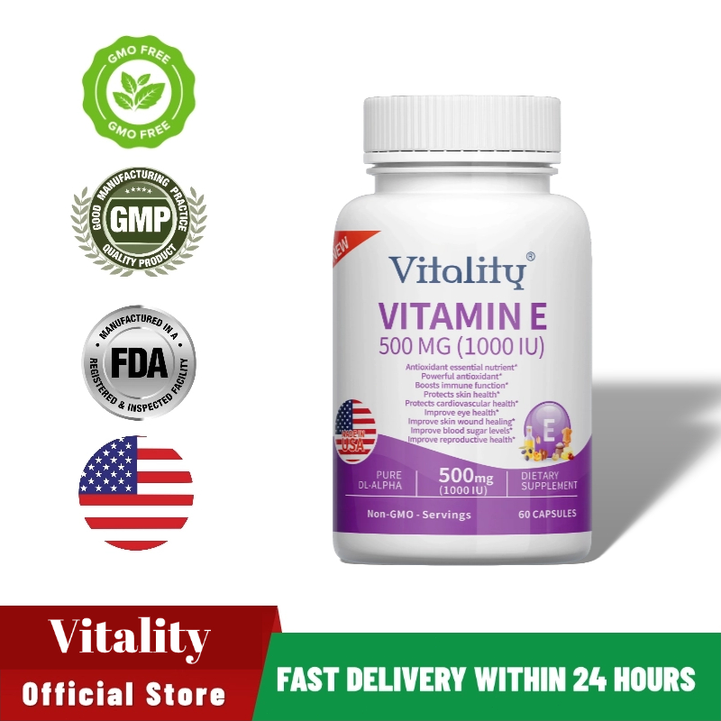 Vitamin E, mendukung kesehatan mata, kulit, jantung dan reproduksi