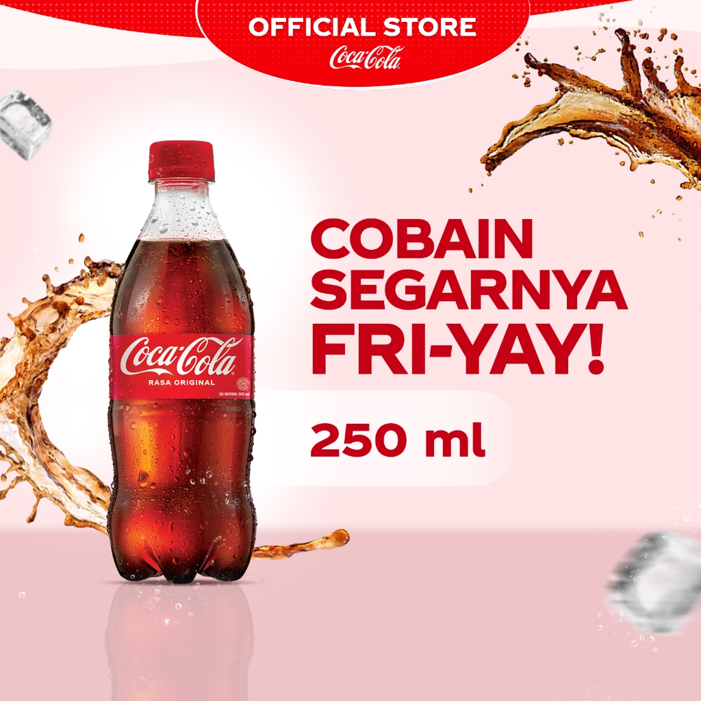 

Coca-Cola Original - Minuman Soda Rasa Kola - Botol 250ml