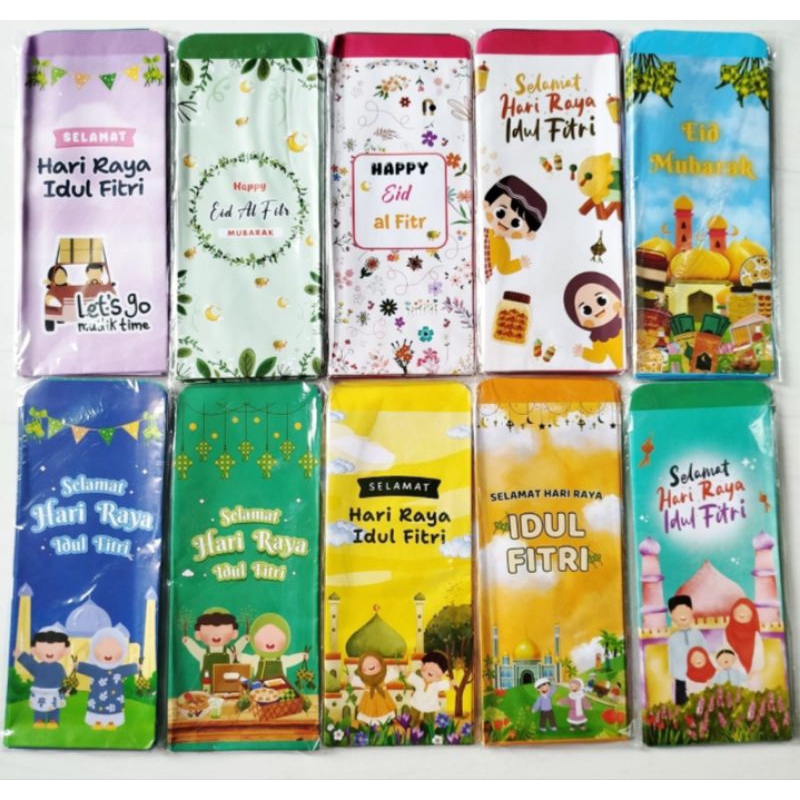 

(PANJANG) AMPLOP LEBARAN PANJANG ISI 10