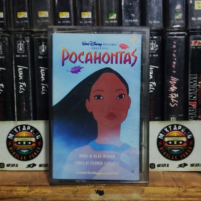 Kaset Pita - Pocahontas - Disney - Original Soundtrack - Radio Tape - Kaset - Radio - Pemutar Kaset 