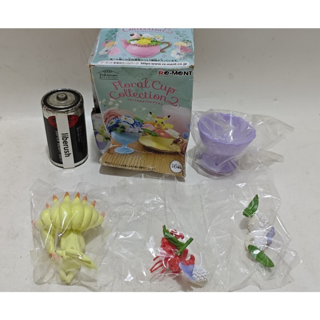 pokemon rement re ment floral cup collection 2 ninetales blind box art toys figure popmart pop mart