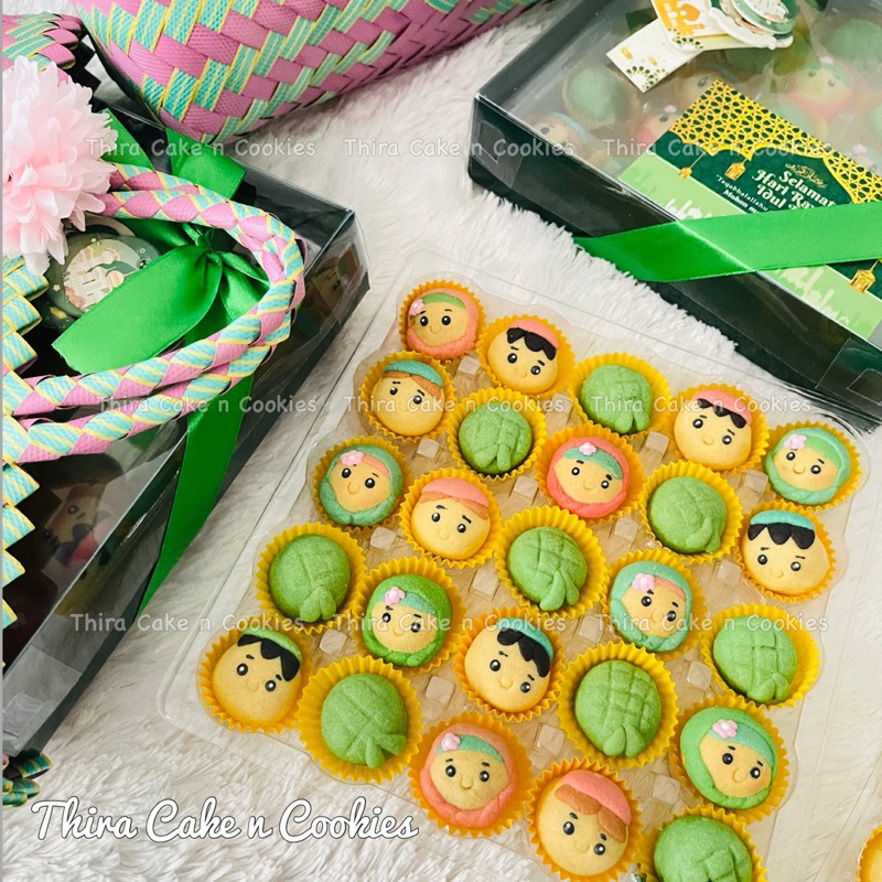 

nastar wisjman lebaran karakter eid mubarak hari raya idul fitri kue kering nanas kuker hamper parcel