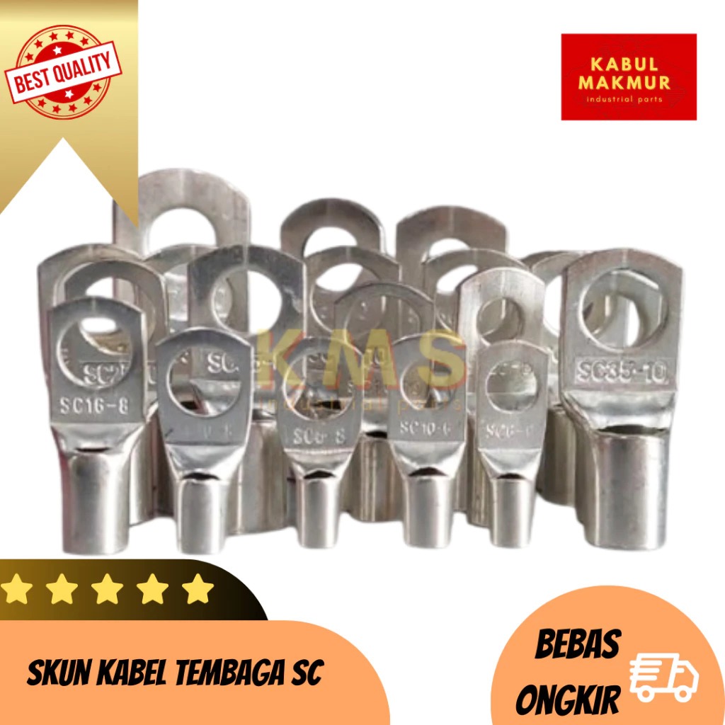 skun kabel tembaga SC 95-12, SC 95-8, SC 120-12