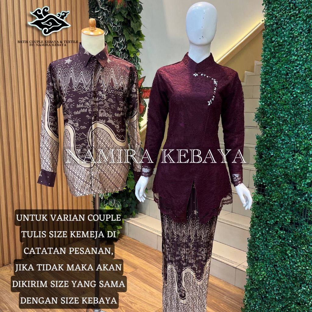 Baju Batik Couple Batik Pasangan Termurah Oneset Spasang Bj Batik Kondangan 1 Setel Batik Suami Istr