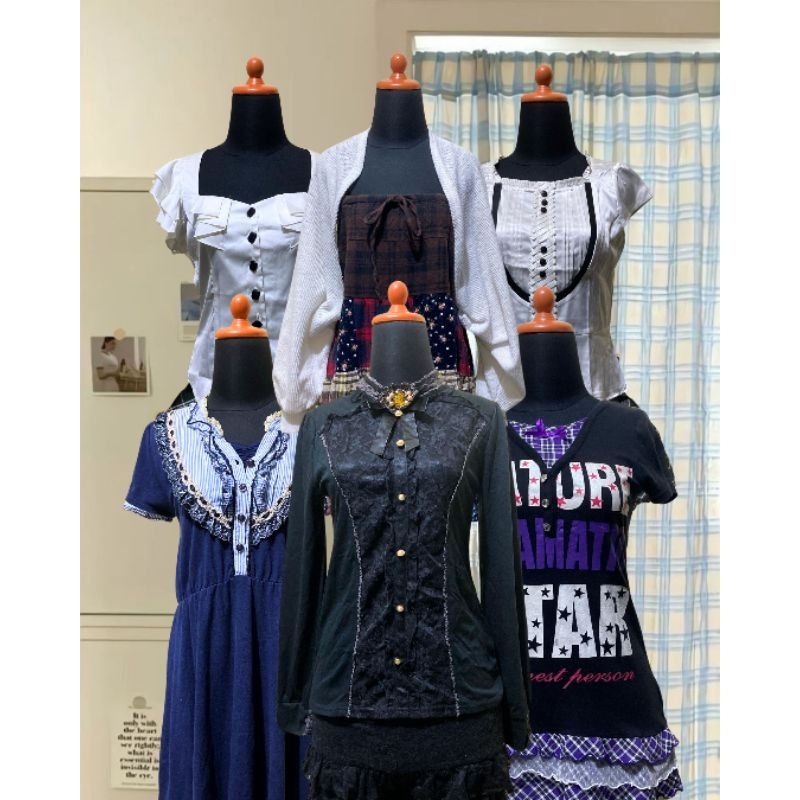 SALE | Link Checkout Top, Skirt | Vintage, Y2K, Morikei Axes Femme, Milkmaid | Batch 11