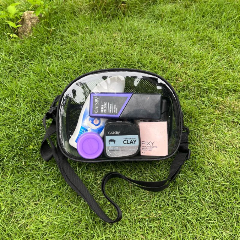 

Tas mika transparan real pict