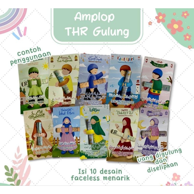 

amplop THR gulung