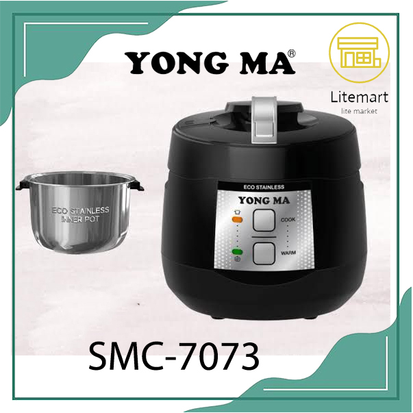 YONGMA RICE COOKER STAINLESS 2L SMC 7073 / SMC 4053