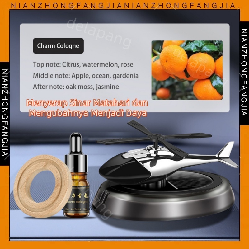 Aromaterapi Parfum Mobil Diffuser Parfum Mobil Ornamen Energi Pajangan Parfum Helikopter Dashboard M