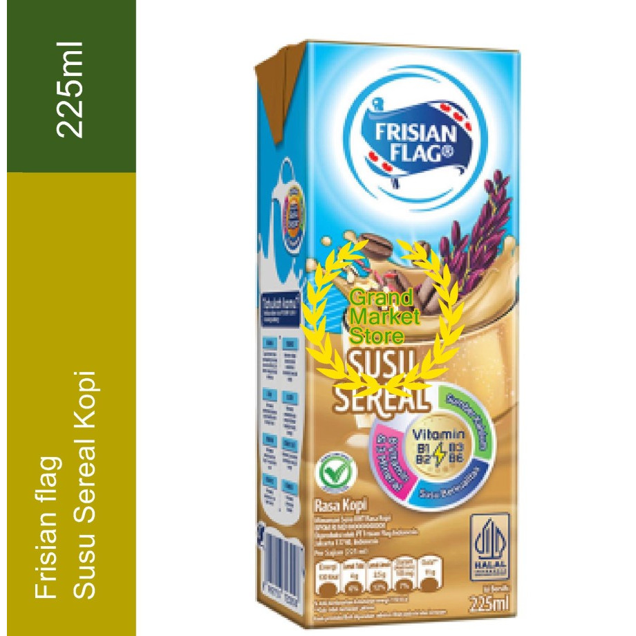 

Frisian Flag Susu UHT Sereal Kopi 225ml Minuman Susu UHT Rasa Kopi 225 ml Frisian Flag Susu Sereal Kopi