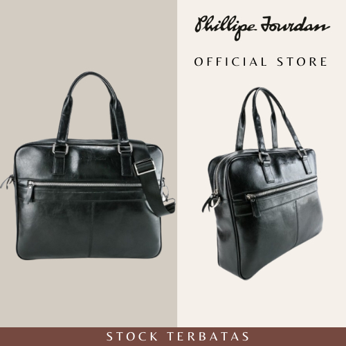 Phillipe Jourdan Deon Tas Selempang Pria Hitam
