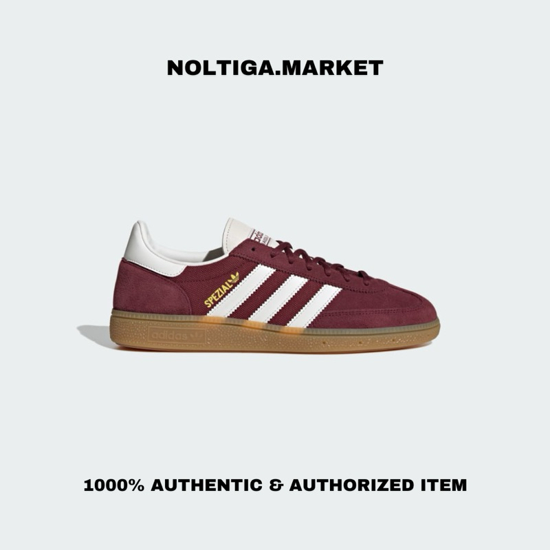 ADIDAS HANDBALL SPEZIAL SHADOW RED CHALK WHITE ORIGINAL RESMI - JH5439