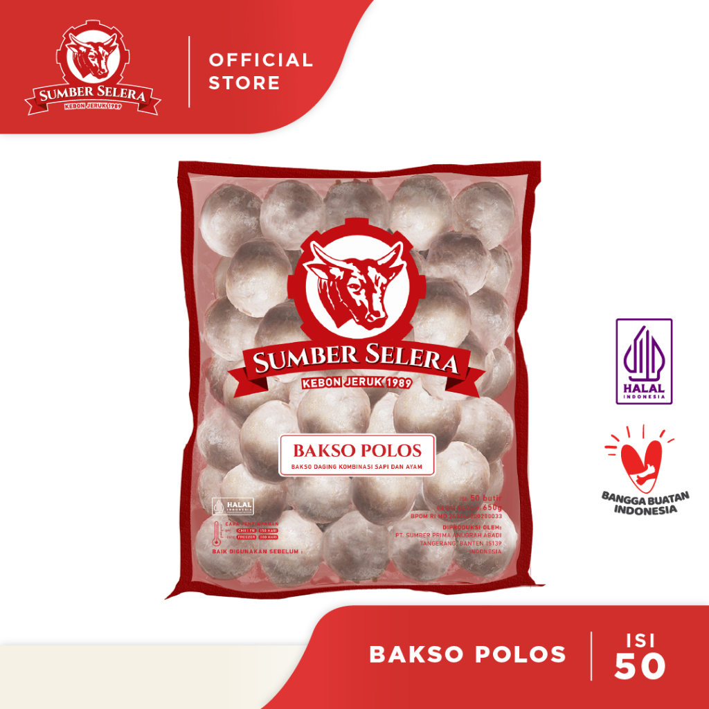 

Bakso Sumber Selera Polos 50pcs