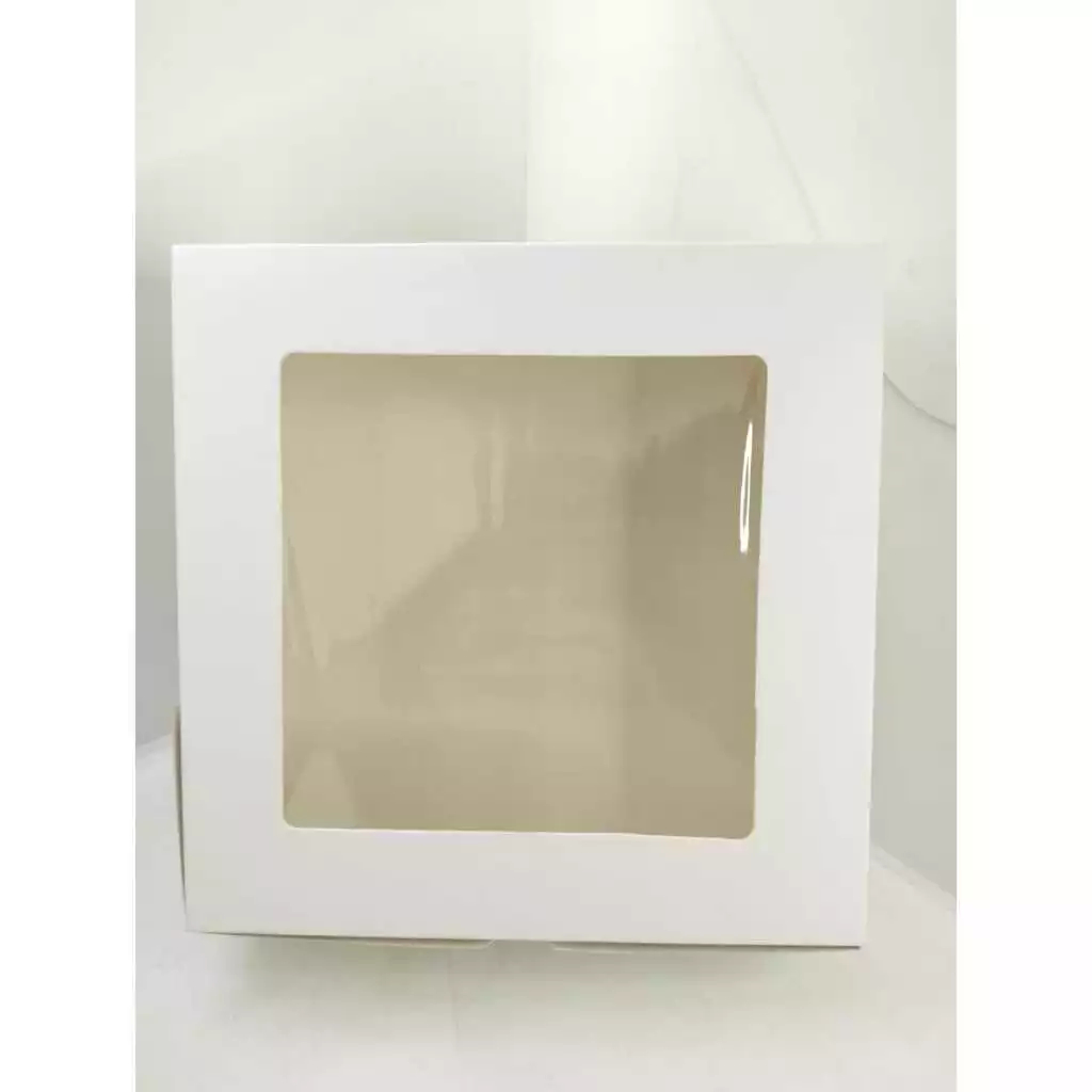 

5 PCS BOX PUTIH MIKA 22X22X7.5 CM IVORY LAMINASI 365 GSM
