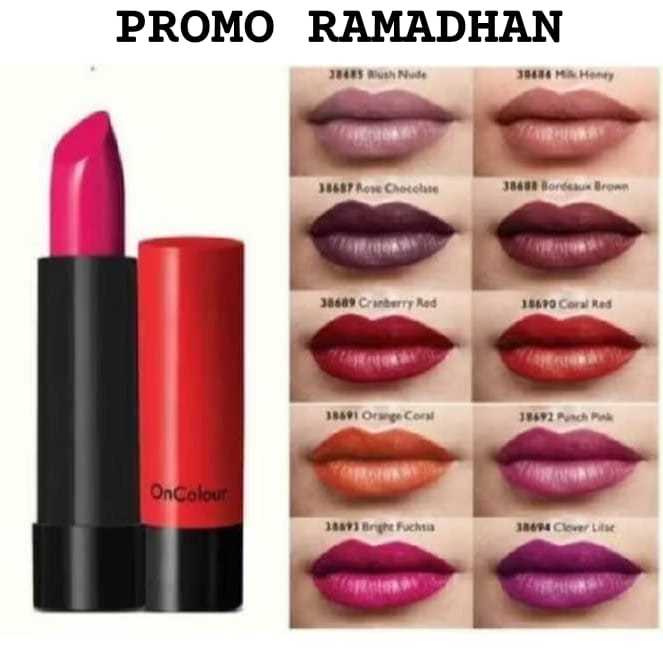 ON COLOUR CREAM LIPSTIK HARGA PROMO ORIGINAL ORIFLAME