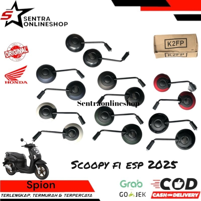 kaca spion Scoopy fi injeksi all new 2025 original