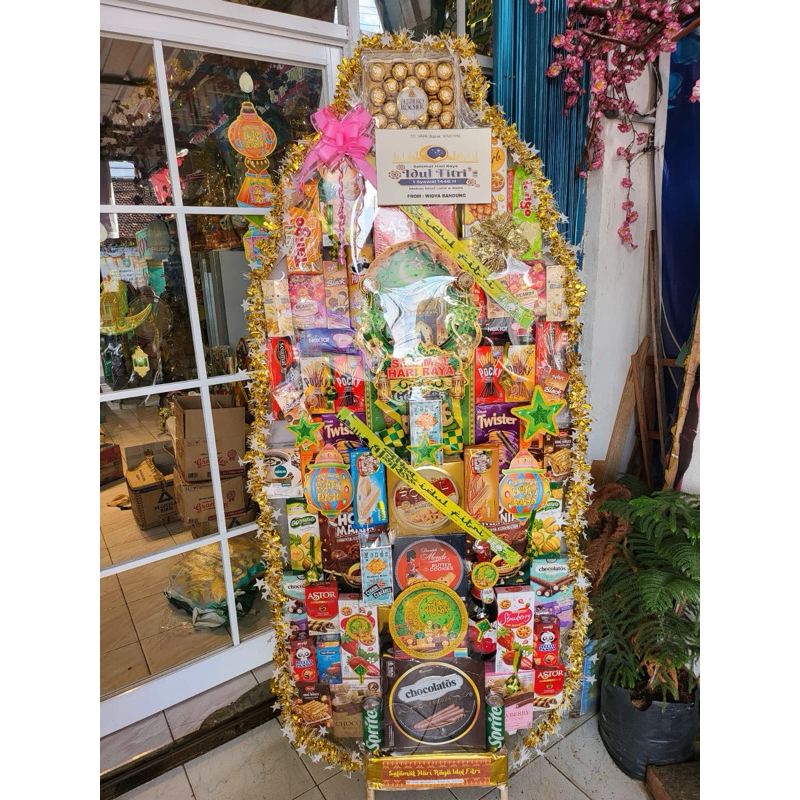 

parcel hampers lebaran idul fitri makanan ringan jumbo