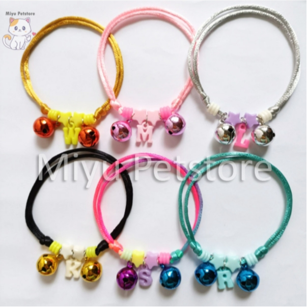 Kalung Kucing Custom Nama Inisial Huruf Kalung Nama Kucing Kalung Custom Anjing Kalung Nama Kitten