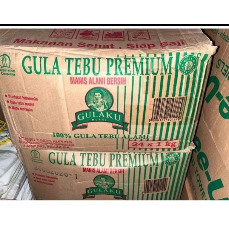 

gulaku premium hijau 1 dus isi 24pcs @1kg