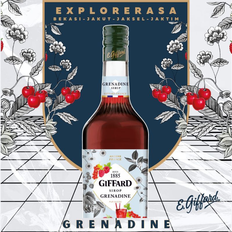 

Giffard syrup rasa grenadin mix berry 1liter