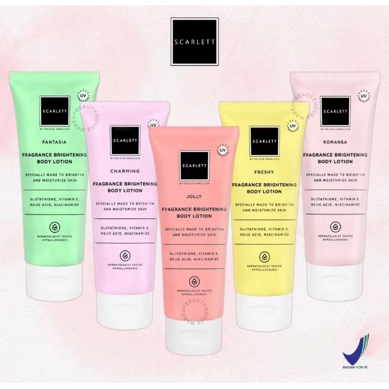 SCARLETT  BODY LOTION TUBE
