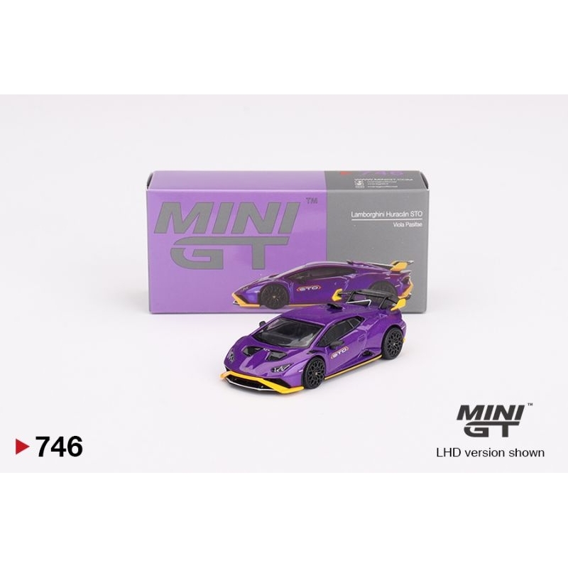 Mini GT 746 | Lamborghini Huracán STO Viola Pasifae 1/64 Scale | MD 37