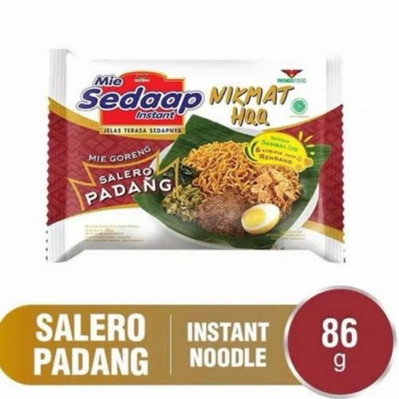 

Mie Sedaap Salero Padang / 1 Dus / 40 Pcs