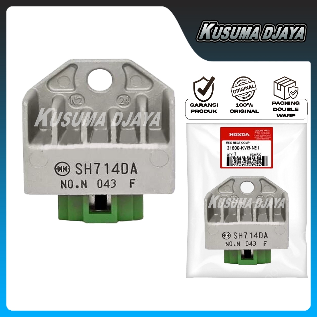 KIPROK REGULATOR BEAT SPACY SCOOPY VARIO 110 KARBU 2008 - 2012 ORIGINAL AHM 31600KVBN51