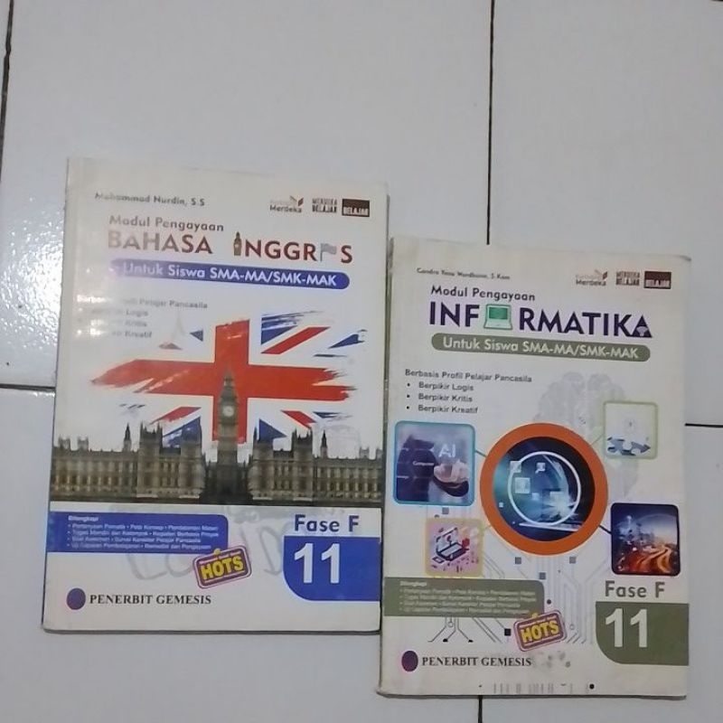 MODUL PENGAYAAN MATEMATIKA,B INDONESIA,PPKN,BAHSA INGGRIS, INFORMATIKA SMA/SMK KELAS 2 KURIKULUM MER