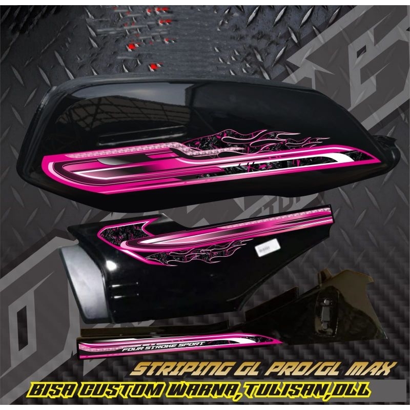 STRIPING GL PRO MAX/STRIPING GL VARIASI/STRIPING GL CUSTOM/STRIPING GL VARIASI CUSTOM