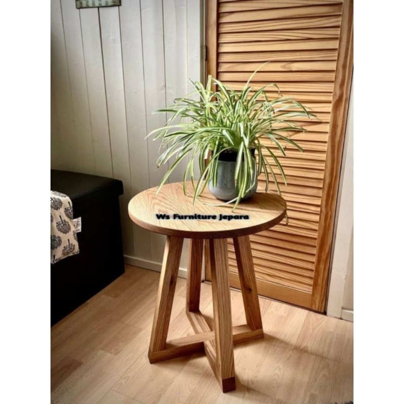 meja hias ruang tamu aesthetic mewah