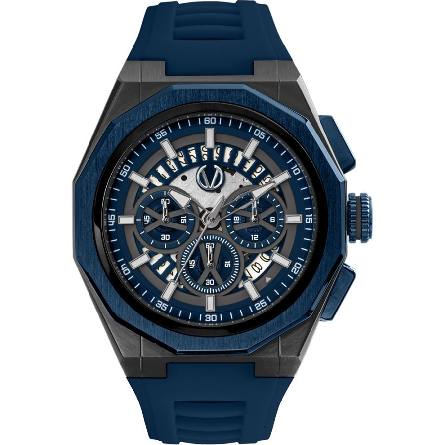 100% original  Jam Tangan Pria Christ Verra CV 12189G-3C BLU garansi resmi