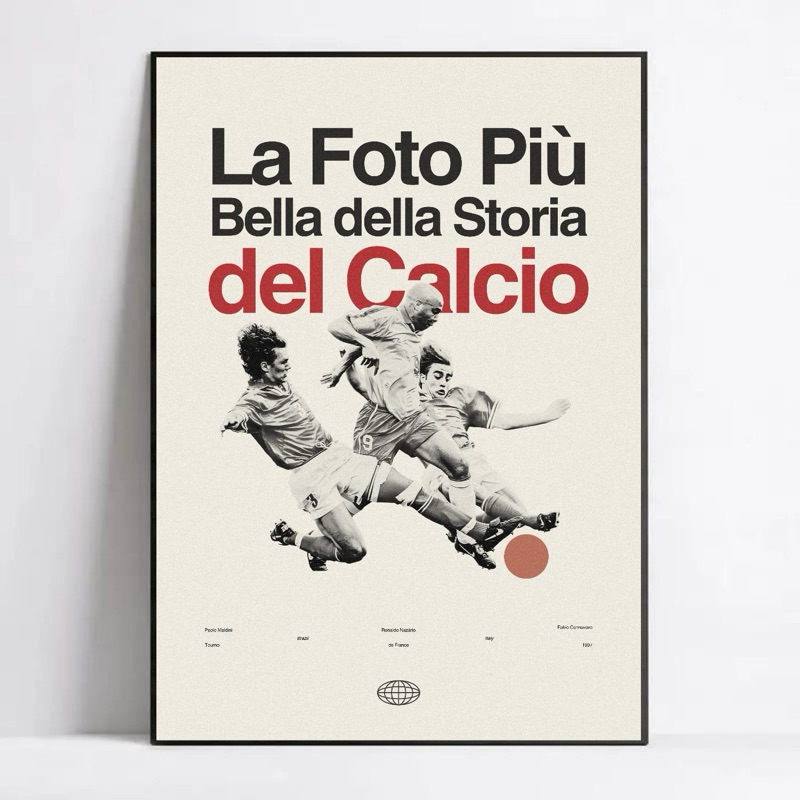 Maldini Ronaldo Cannavaro Poster