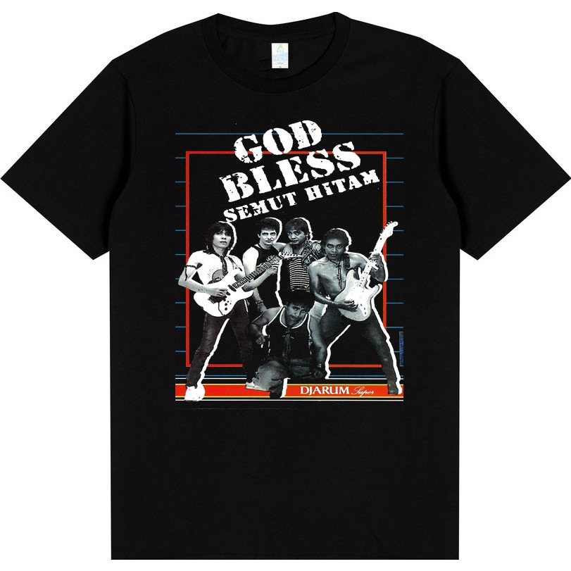 t-shirt musik kaos band rock indonesia GODBLESS / GONG 2000