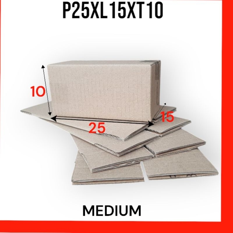 

Kardus Box Ukuran 25x15x10 Cm / Kardus Box Packing Polos