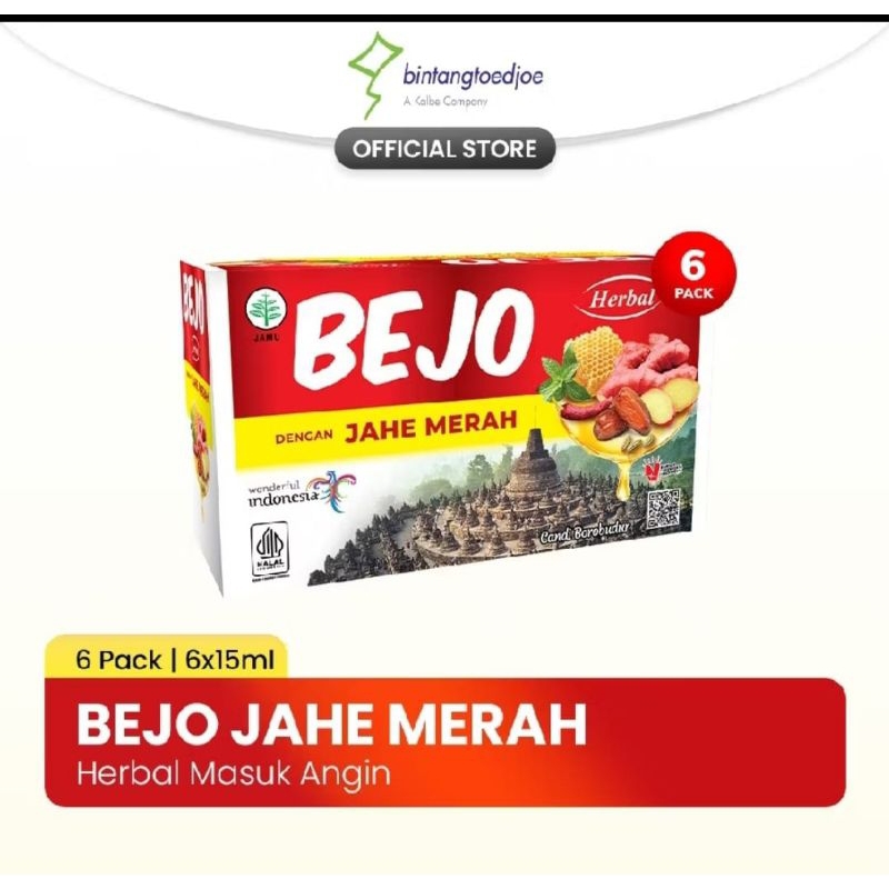 

Ready Stock Bejo Jahe Merah 1pack isi 6pcs