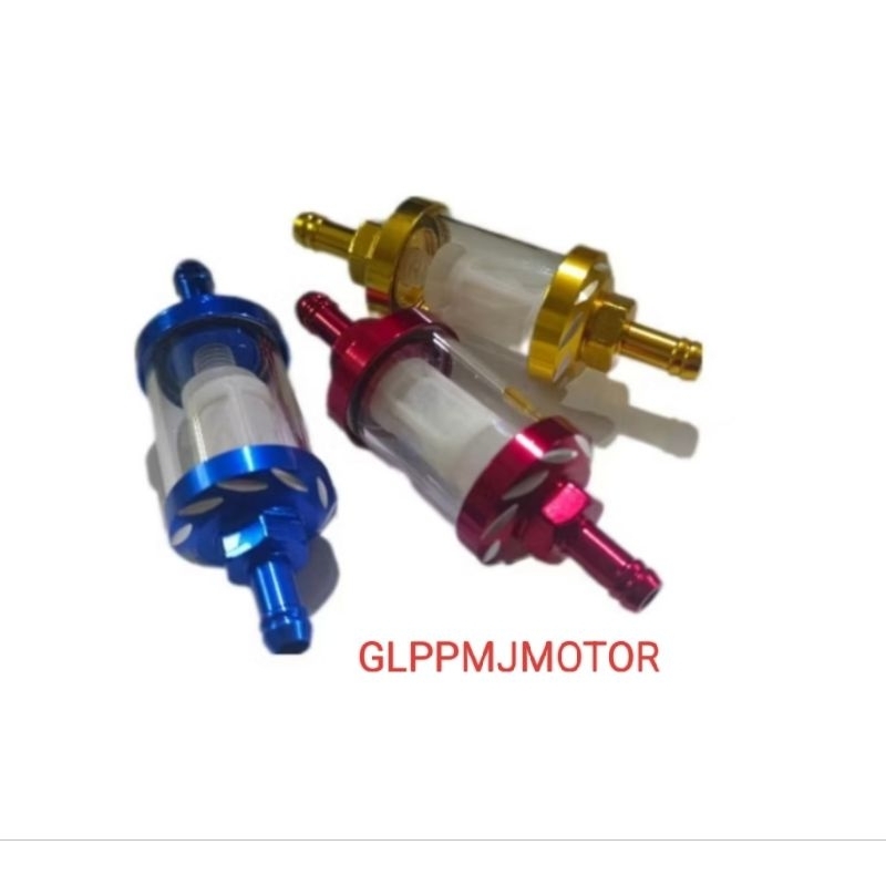 Filter Bensin Saringan Bensin Motor Model Kaca Transparan Variasi