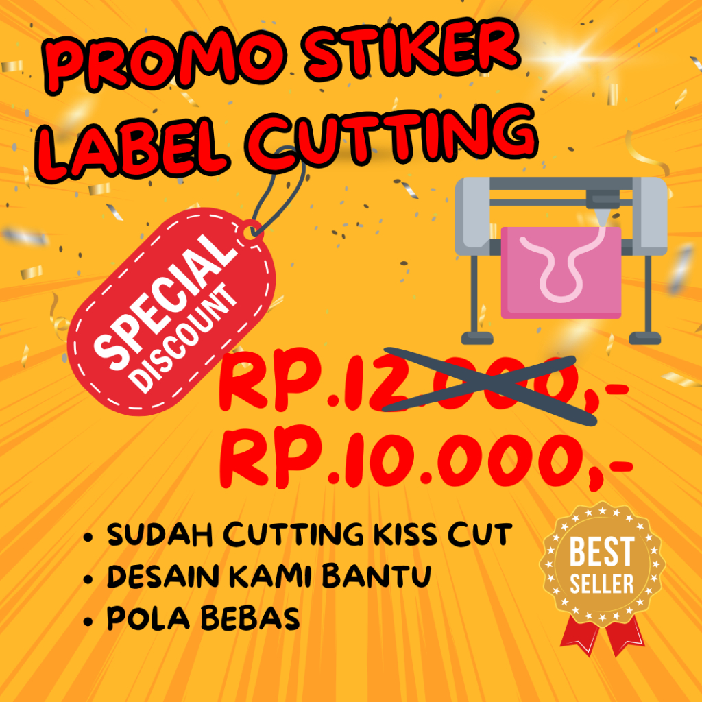 

Stiker Label Cutting a3+ Kiss Cut