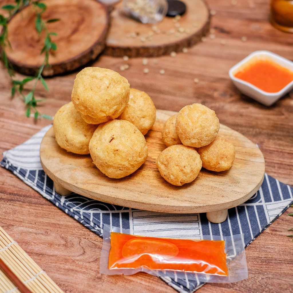 

Bakso Goreng Kriwil Bulat (Ayam+udang)