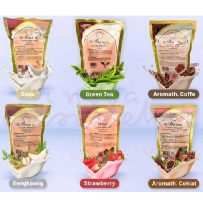 Aku Ayu Lulur Mandi Brightening Scrub 250 gr Lulur Badan