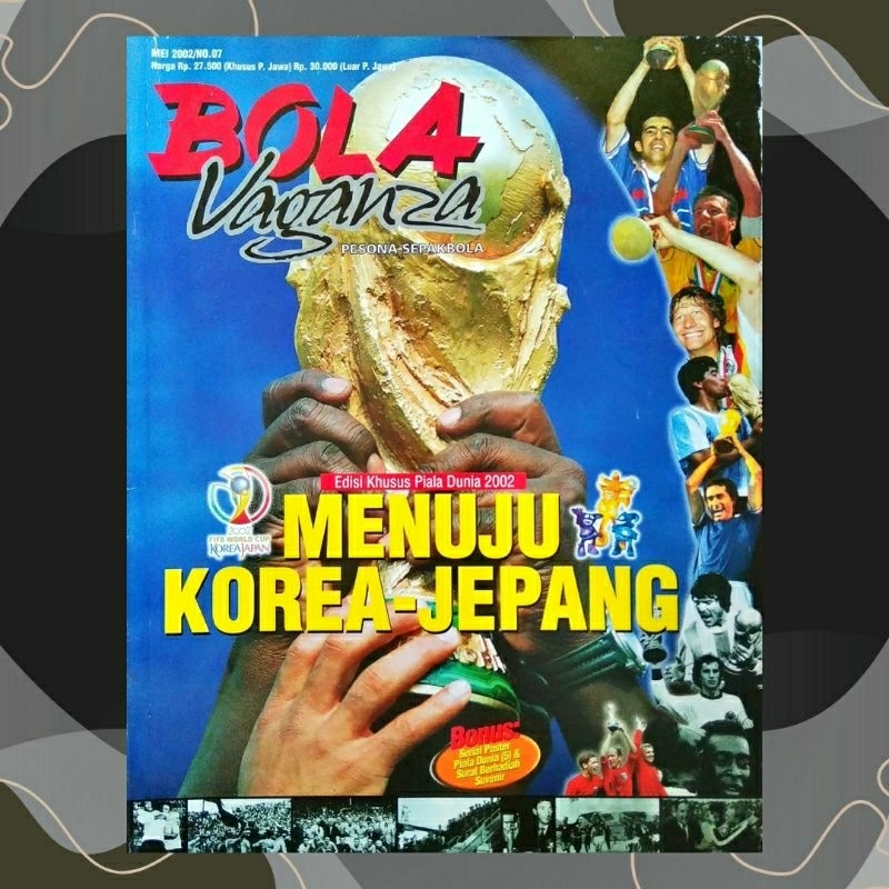 Majalah Bola Vaganza Bolavaganza Edisi Khusus Piala Dunia World Cup 2002