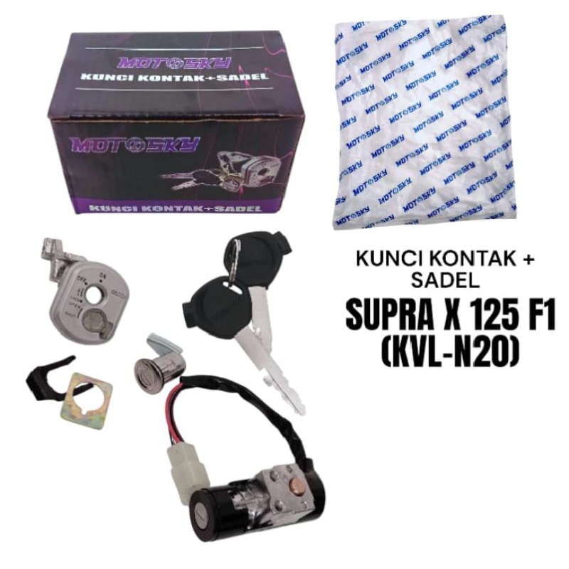 Kunci Kontak + Sadel Supra X125 KVL-N20 Motosky murah awet kualitas oke