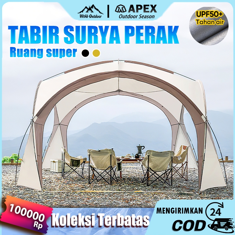 Tenda Dome Camping Dome Tenda otomatis Tenda Kanopi Tenda Tahan Hujan Luar Ruangan Kanopi Besar Outd
