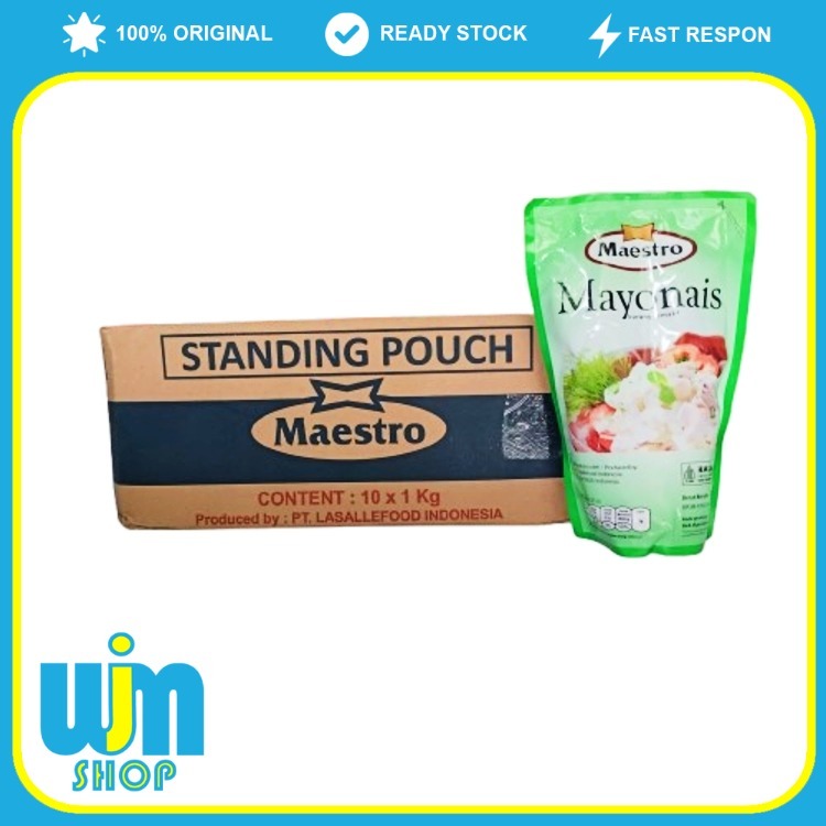 

Mayonaise Maestro 1kg x 10 pcs WJM Makassar