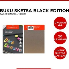 

SKETCH BOOK BLACK EDITION FABER CASTELL A4 104029