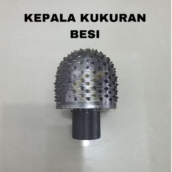 KEPALA PARURAN BESI / KEPALA KUKUR KUKURAN KELAPA / KUKURAN KELAPA BESI / MATA KUKURAN 14 MILI