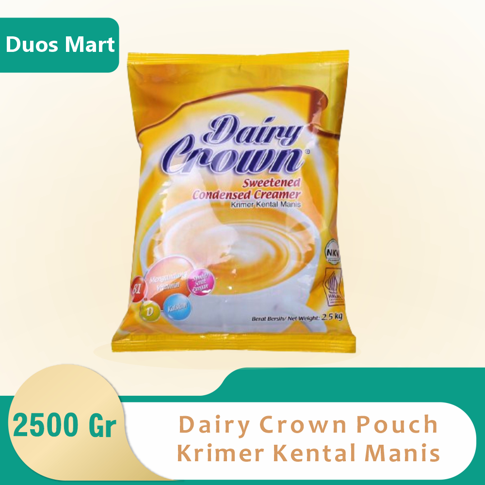 

Dairy Crown Pouch Krimer Kental Manis 2,5 kg