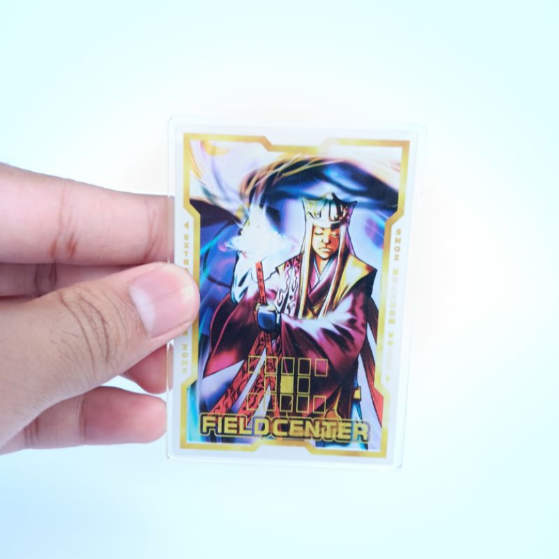 

[RUANG KREATIF] - Field Center, Pembatas Duel Akrilik - Yu-Gi-Oh JOWGEN THE SPIRITUALIST - Ukuran 6,3 x 9 cm, Tebal 3 Mili, Cetak 2 Sisi
